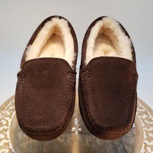 Dearfoams Melbourne Shearling Moccasin Slipper
